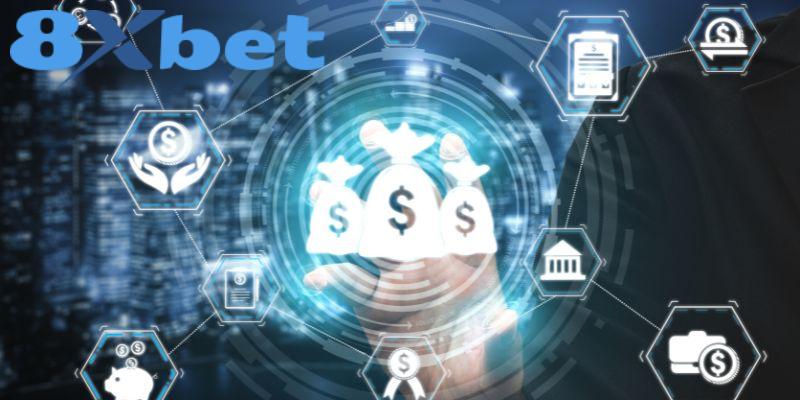 Giao diện hướng dẫn nạp tiền vào tài khoản cá cược trực tuyến 8xbet